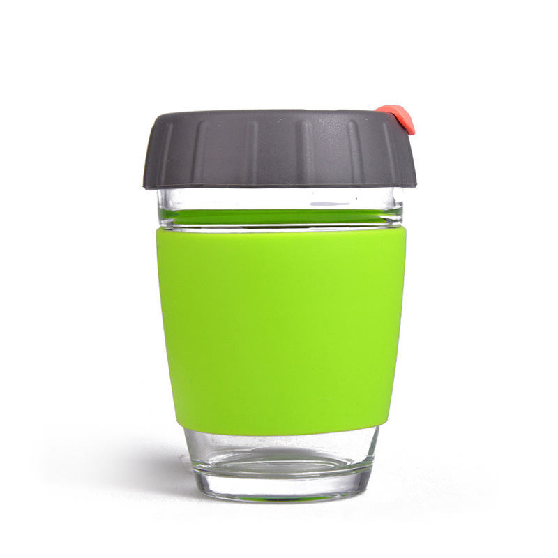 硅膠杯套，定制硅膠杯套【杯身+蓋子】